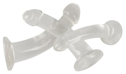 6-Zestaw trzech dildo gładkich giętkich silikonowych-6