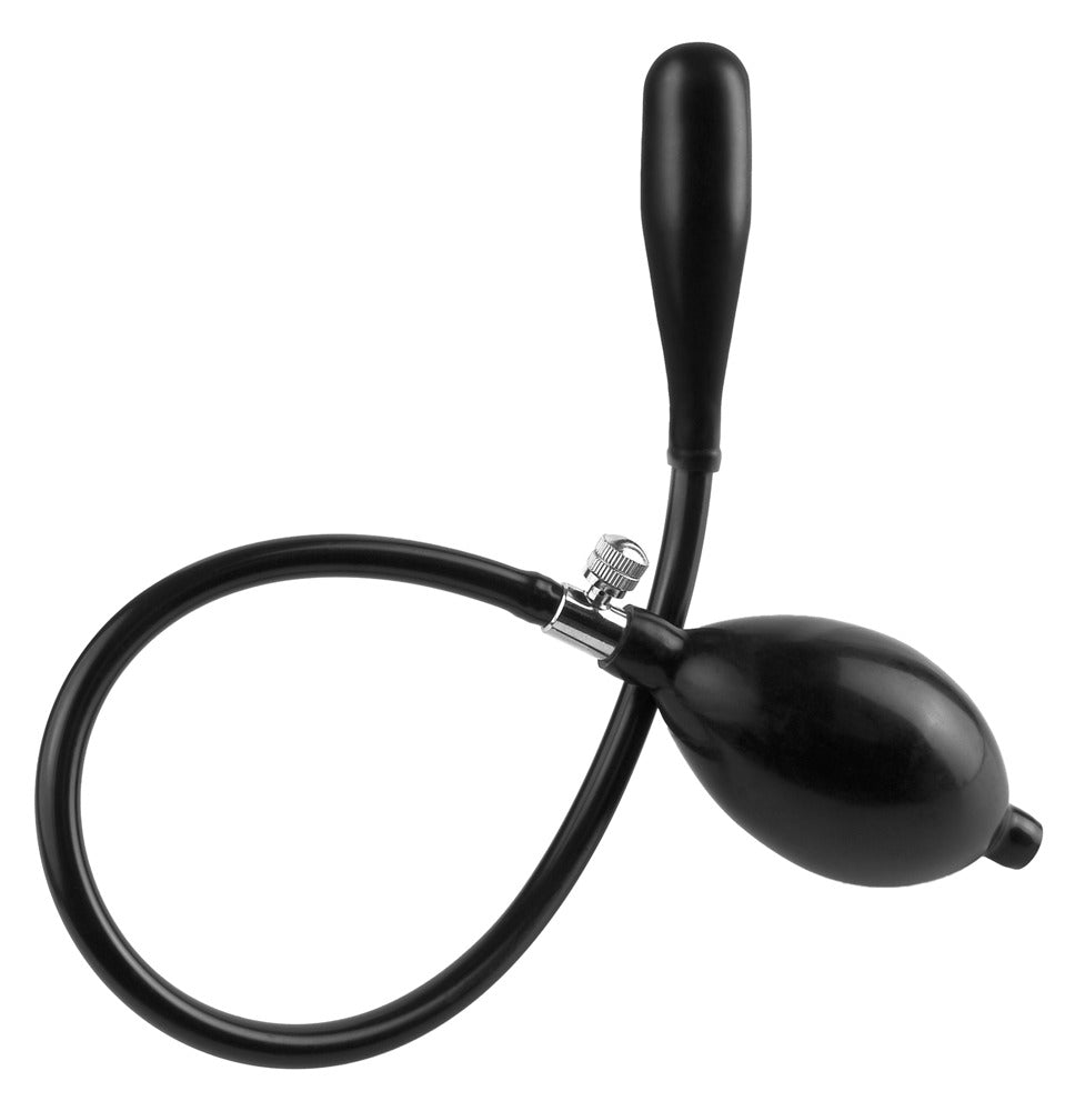 3-Nadmuchiwany korek analny zatyczka plug czarny-3