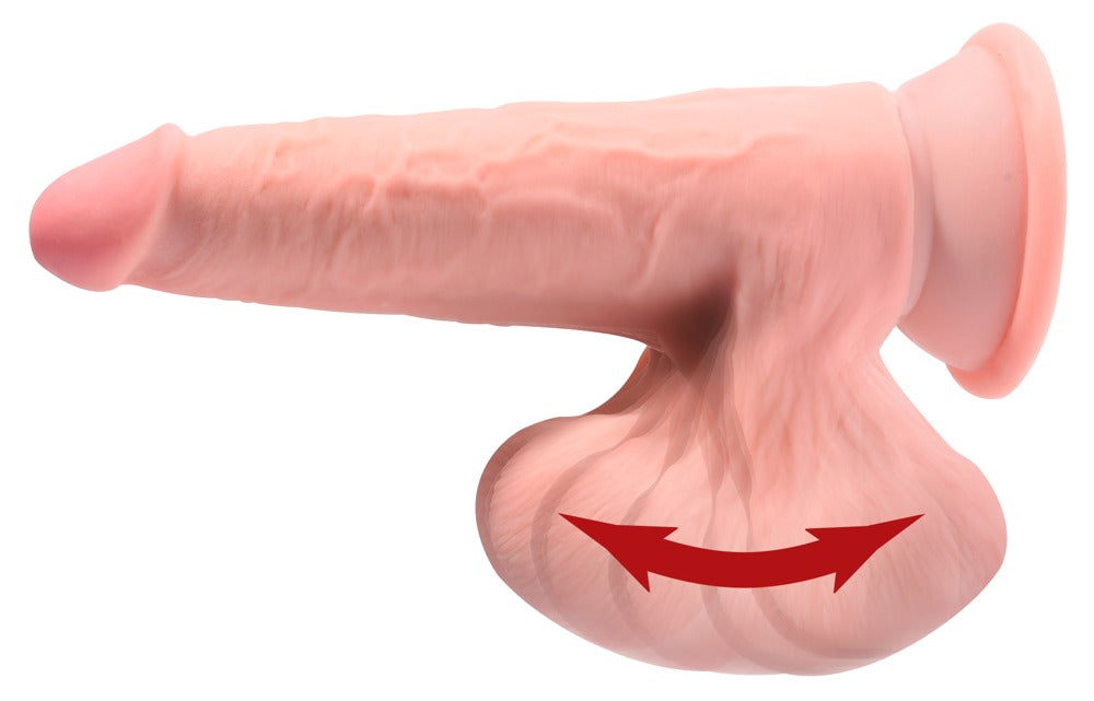 8-Realistyczne żylaste dildo z wielkimi jądrami 15cm-8