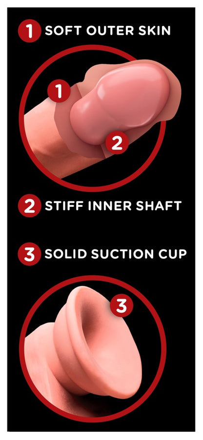 12-Realistyczne żylaste dildo z wielkimi jądrami 15cm-12