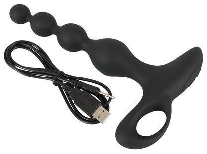 8-Koraliki kulki analne do pupy wibracje 20cm 10tryb-8