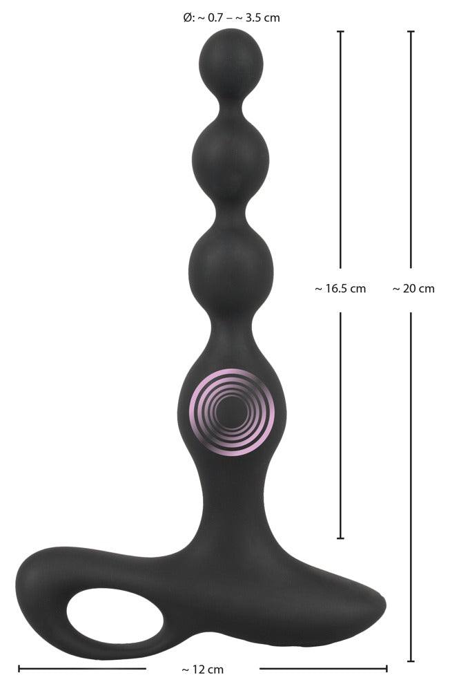 10-Koraliki kulki analne do pupy wibracje 20cm 10tryb-10