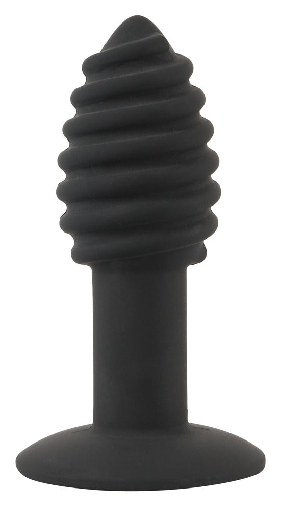 3-Black Velvets Twist butt plug-3