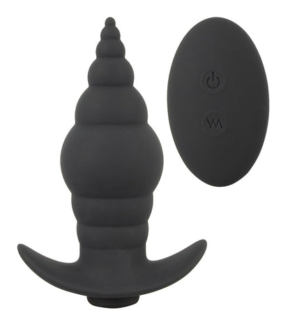 1-Korek analny wibrujący stożek zatyczka pilot 9cm-1