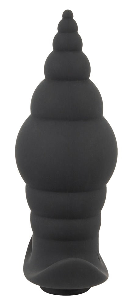 4-Korek analny wibrujący stożek zatyczka pilot 9cm-4