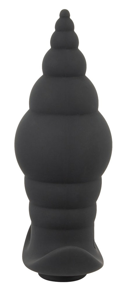 4-Korek analny wibrujący stożek zatyczka pilot 9cm-4