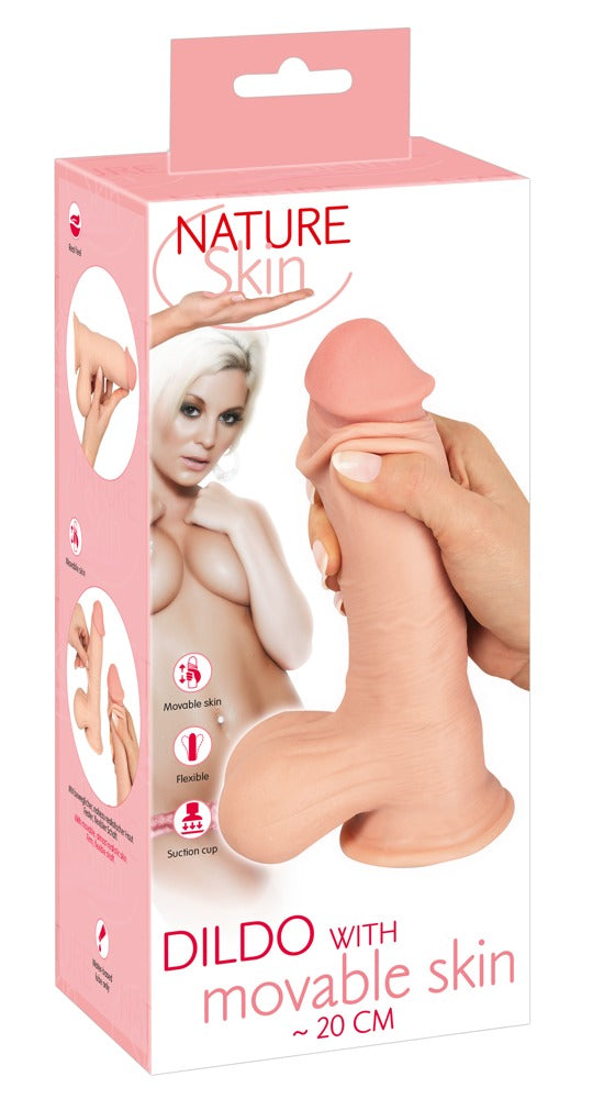 1-NS Dildo with movable skin 20-1