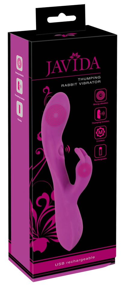 14-Wibrator króliczek sex pulsator 3x 10 trybów 23 cm-14