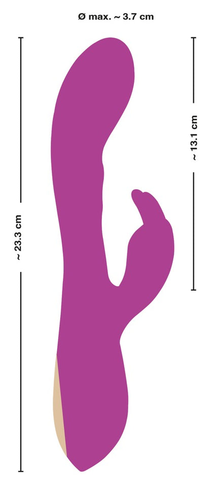7-Wibrator króliczek sex pulsator 3x 10 trybów 23 cm-7