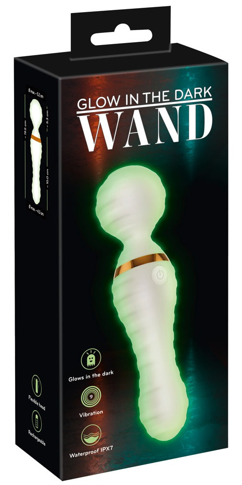 13-Podwójny masażer różdżka wibrator 19 cm 9 trybów-13