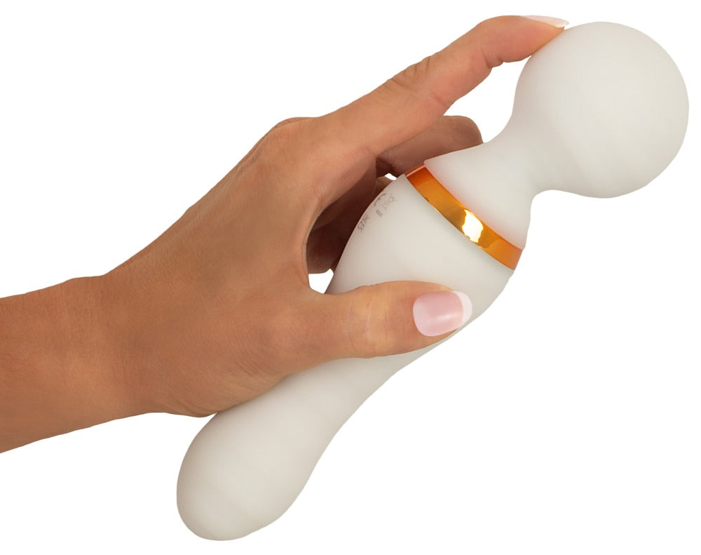 3-Podwójny masażer różdżka wibrator 19 cm 9 trybów-3