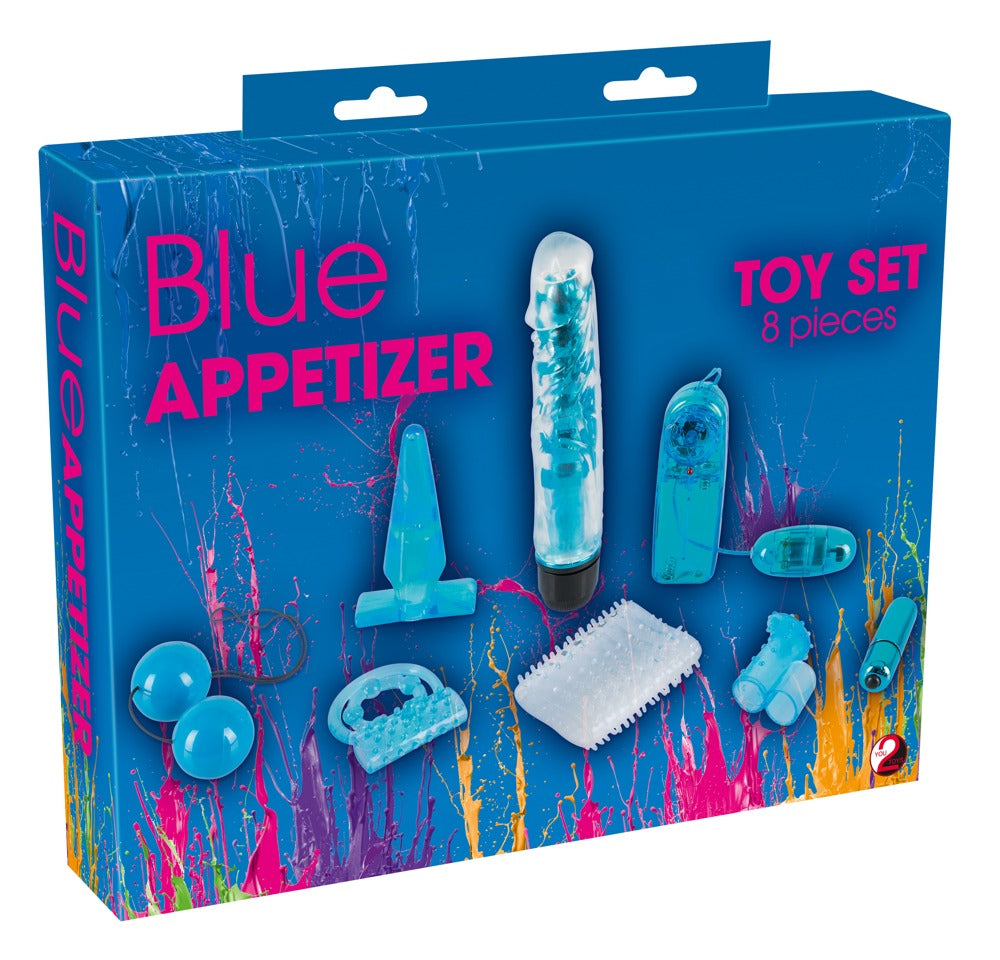 1-Blue Appetizer 8-piece set-1
