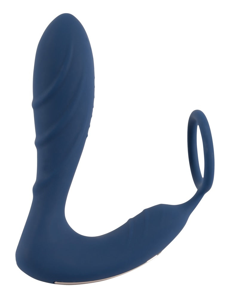 10-Wibrujące dildo analne ze stymulacja łechtaczki-10