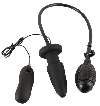 6-Wibrujące dildo analne pompka korek zatyczka 12 cm-6
