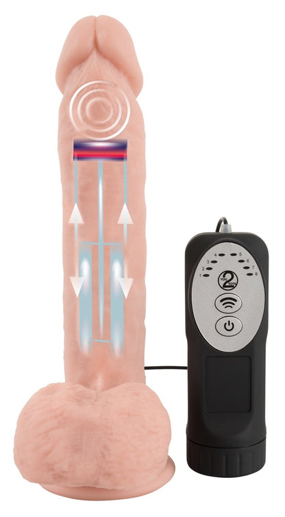 4-Dildo realistyczne posuw przyssawka 8trybów 21cm-4