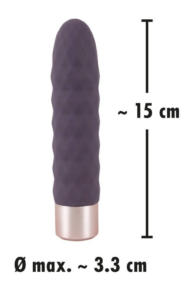 15-Wibrator klasyczny analny waginalny 10 trybów 15cm-15