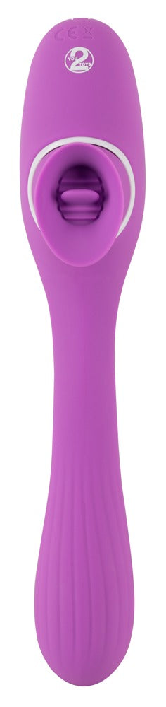 12-Podwójny masażer łechtaczki wibrator 10trybów 22cm-12