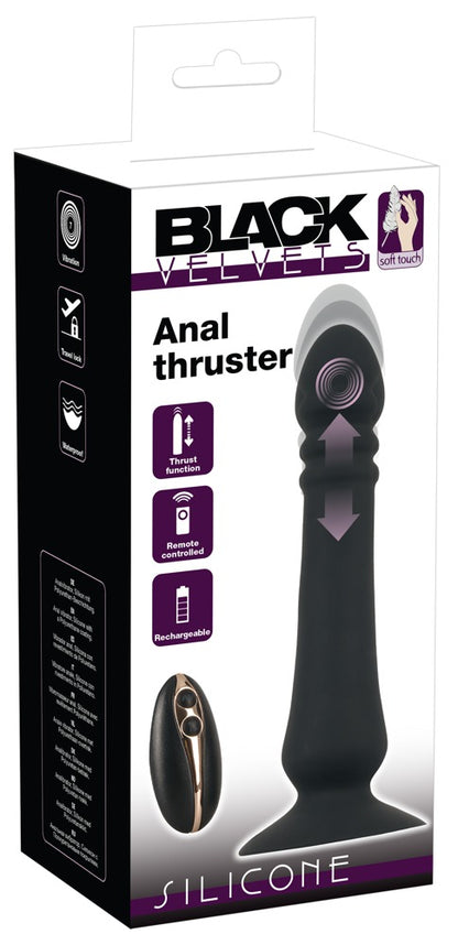 6-Wibrator analny posuwisty pchający Black Velvets-6