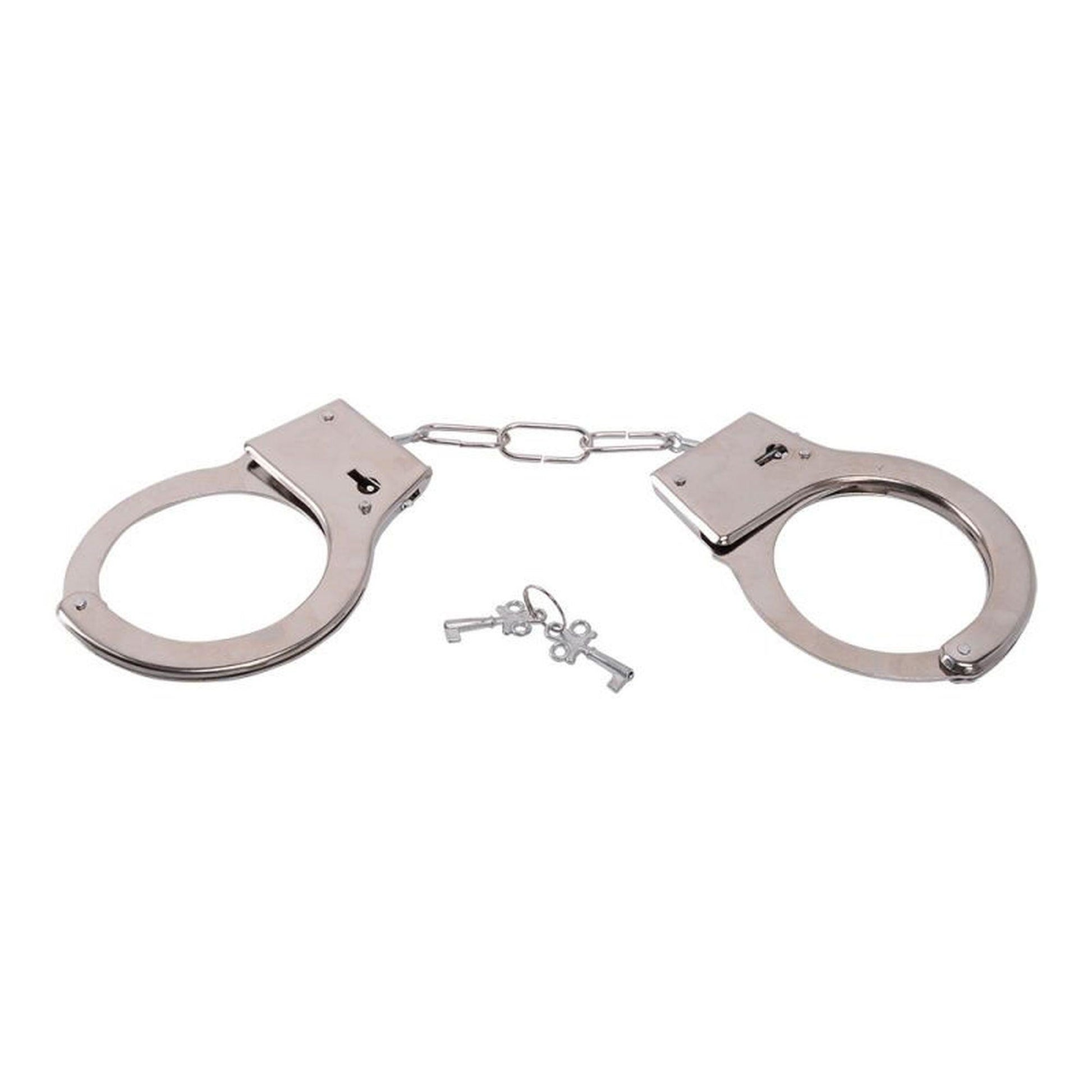 1-Kajdanki klasyczne metalowe stalowe bondage BDSM-1