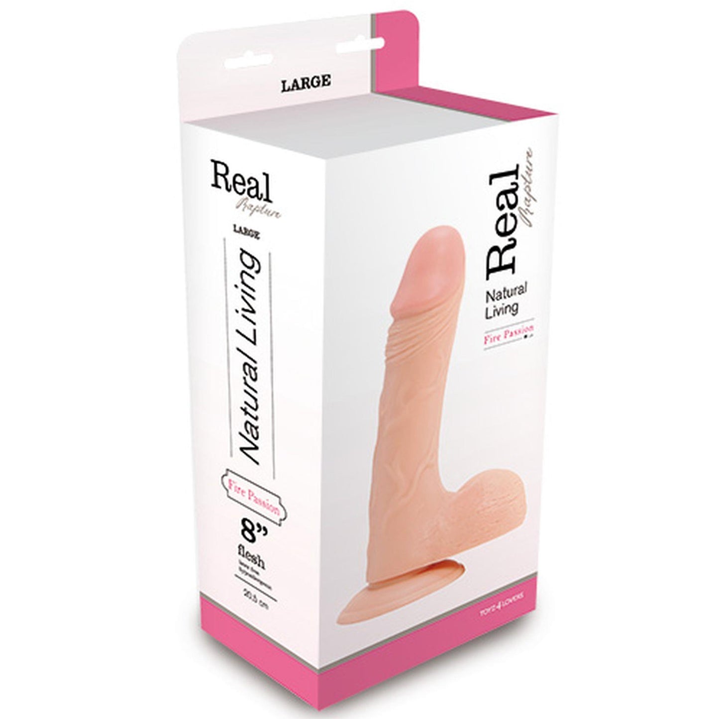 2-Dildo na przyssawce realistyczny jędrny penis 23cm-2
