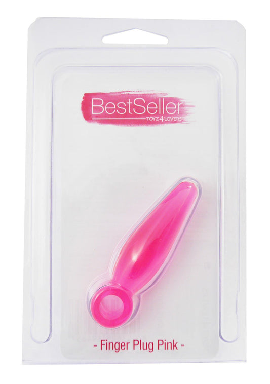 1-Mały korek analny z pętlą na palec mini sex plug-1
