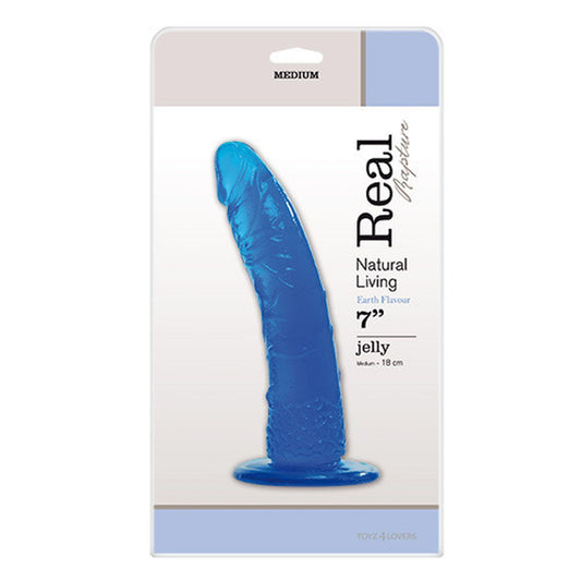 1-Żelowy naturalny penis dildo członek erotyka 18cm-1