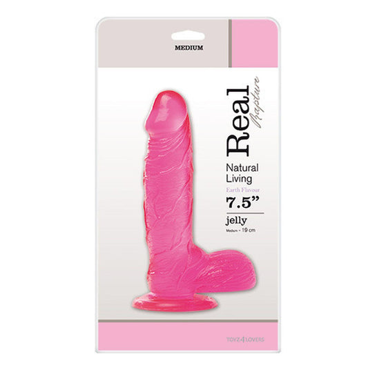 1-Idealnie naturalne dildo żyłki jądra główka 19cm-1