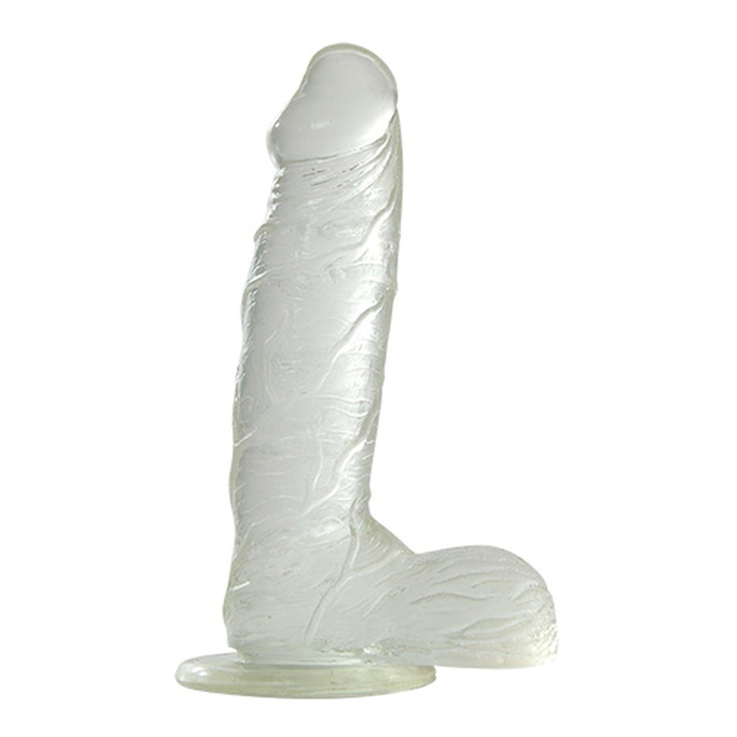 2-Dildo z przyssawką jądrami realistyczny penis 19cm-2
