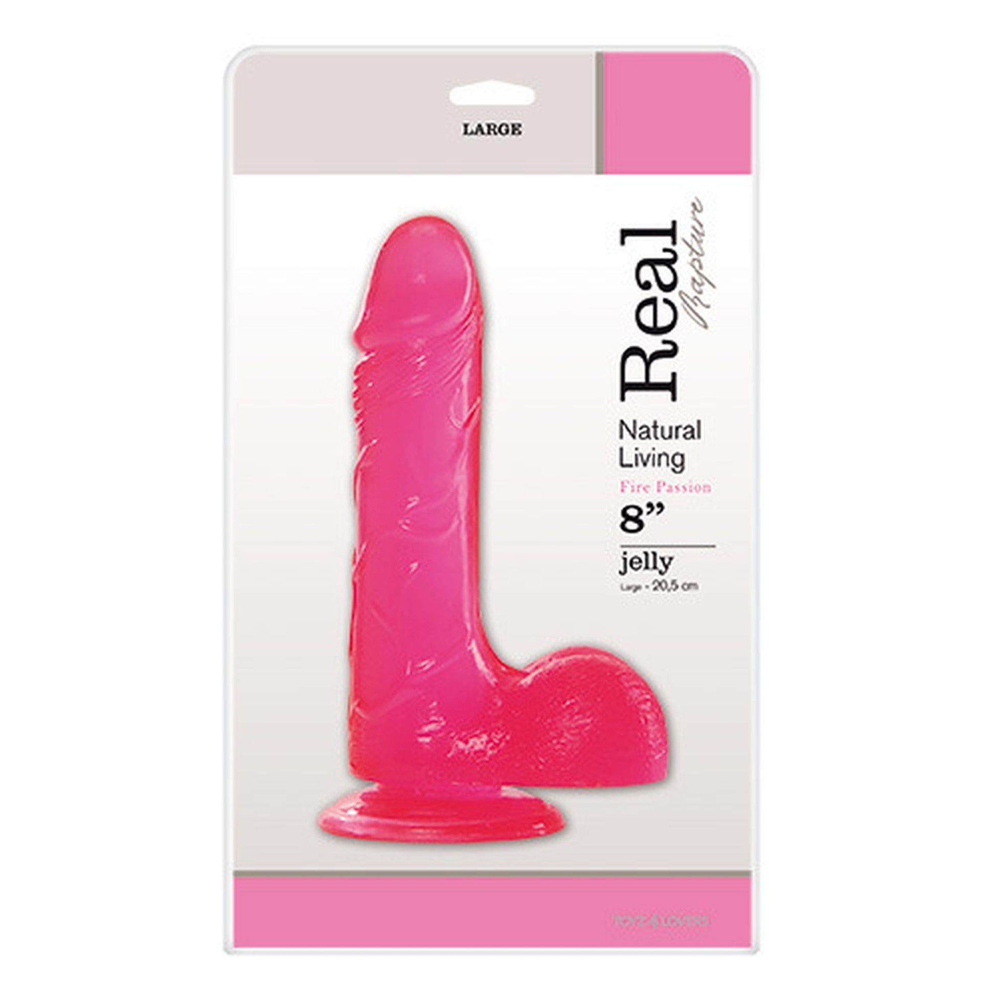 1-Proste różowe gumowe żylaste dildo z przyssawką-1