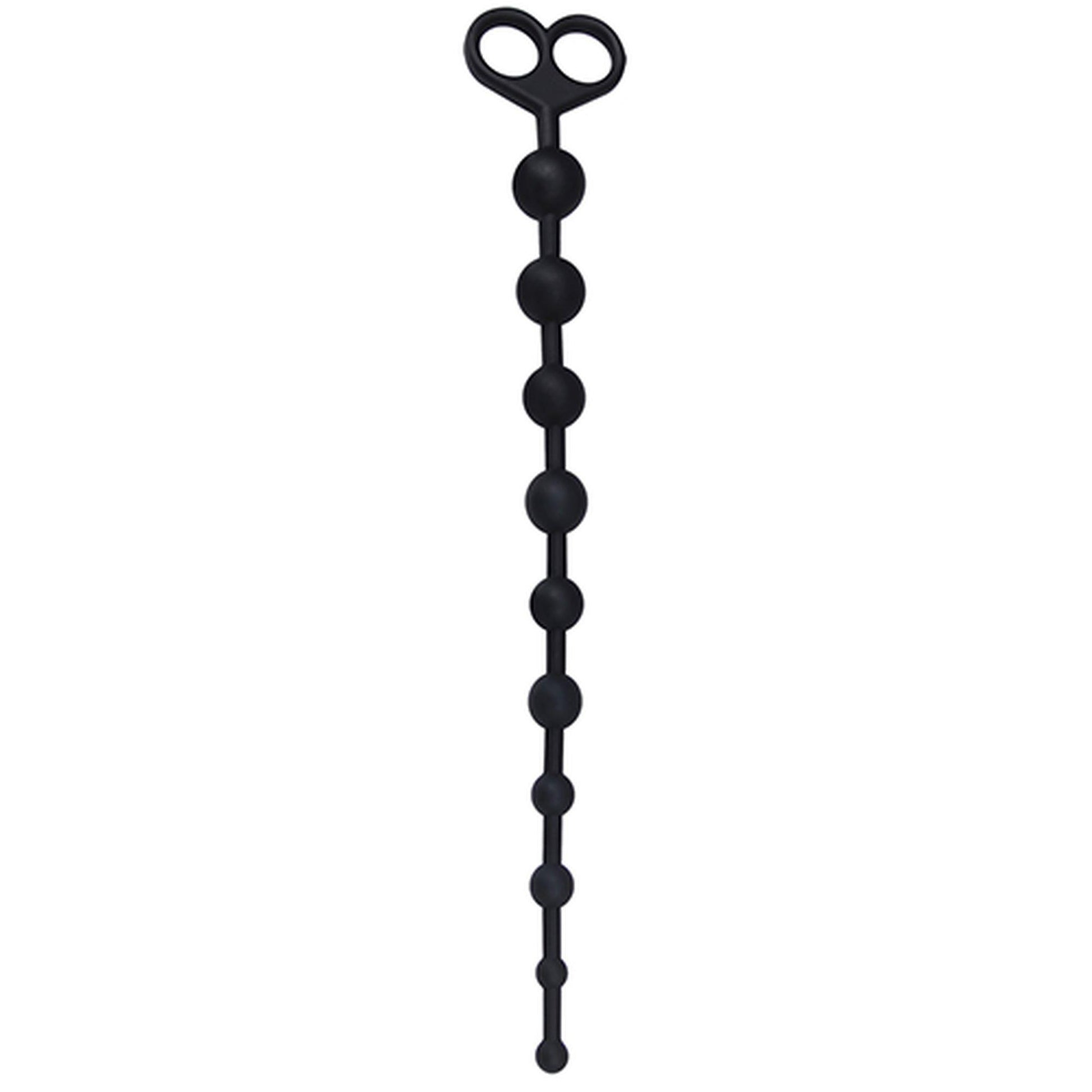2-Długi sznur silikonowe kulki korale analne 33cm-2