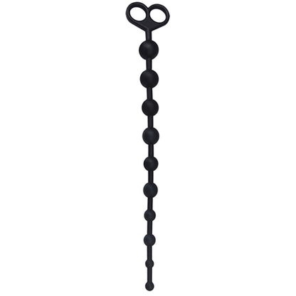 2-Długi sznur silikonowe kulki korale analne 33cm-2