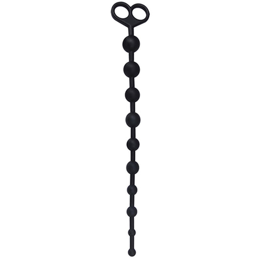 2-Długi sznur silikonowe kulki korale analne 33cm-2