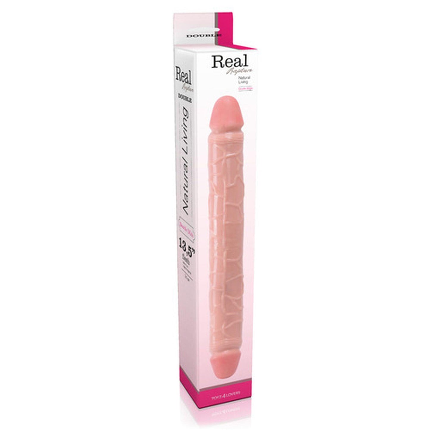 2-Elastyczny penis dildo podwójna penetracja 34cm-2