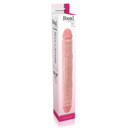 2-Elastyczny penis dildo podwójna penetracja 34cm-2