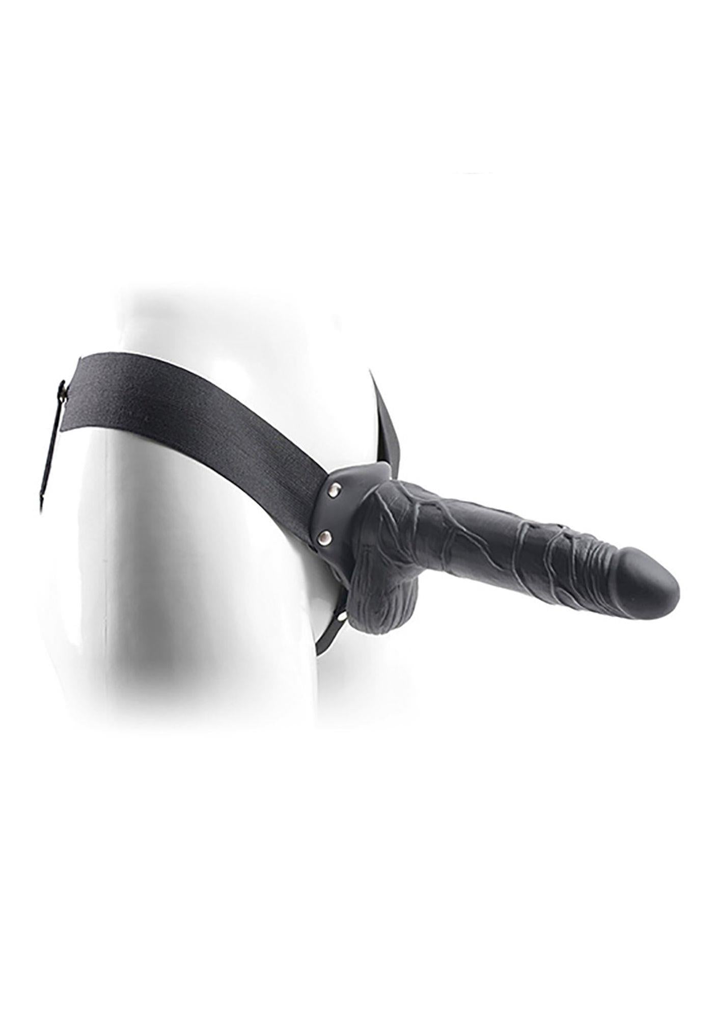 6-Penis dla mężczyzn kobiet strapon pusty sex 20cm-6