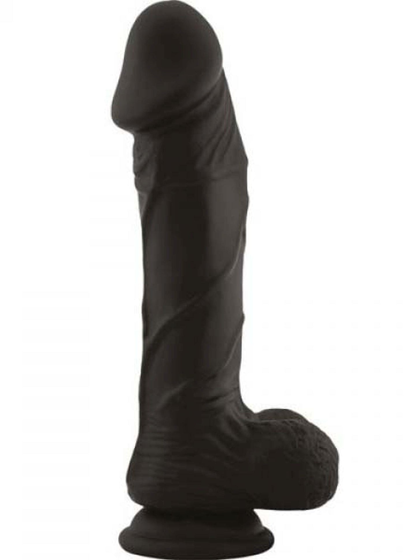 1-Silikonowe dildo naturalny realistyczny penis 23cm-1