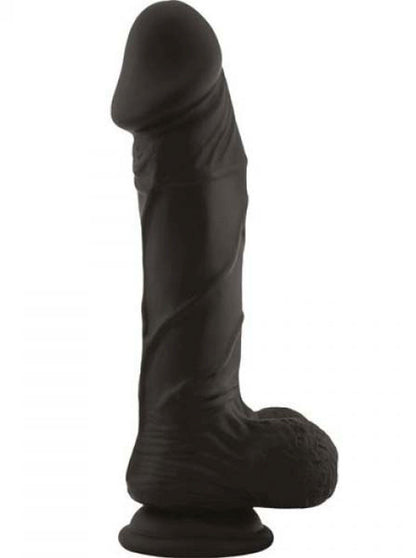 1-Silikonowe dildo naturalny realistyczny penis 23cm-1