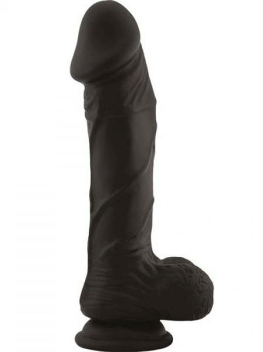 1-Silikonowe dildo naturalny realistyczny penis 23cm-1