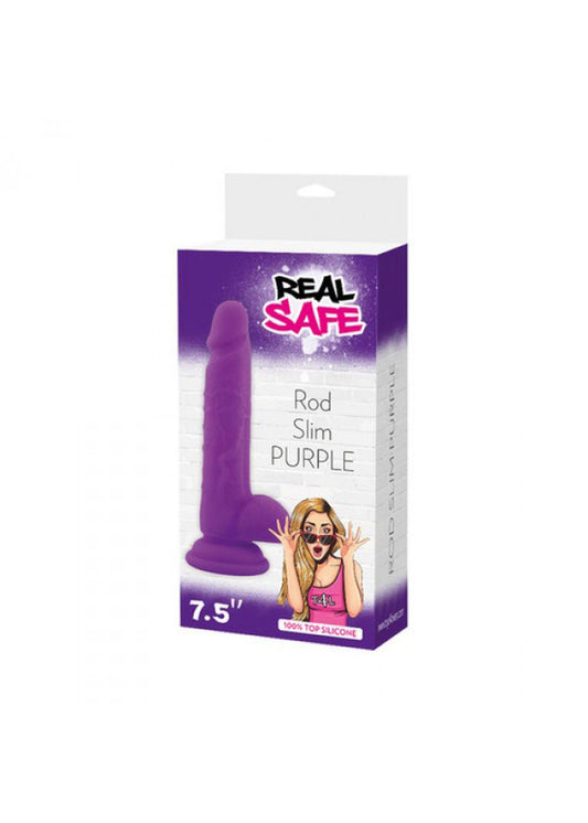 1-Dildo penis realistyczny sex jądra przyssawka 19cm-1
