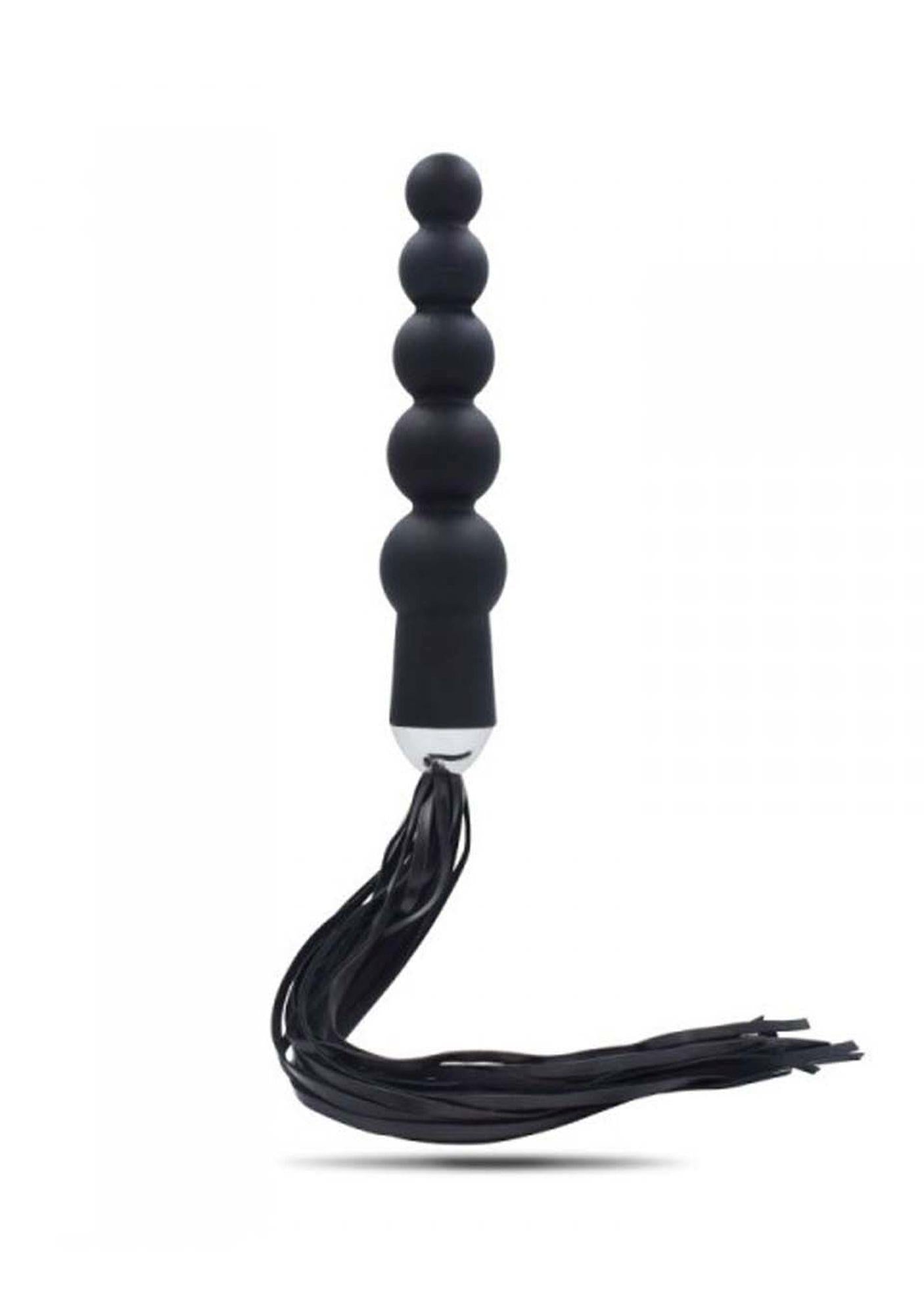 2-Penetrator dildo analne z batem do chłosty 19cm-2