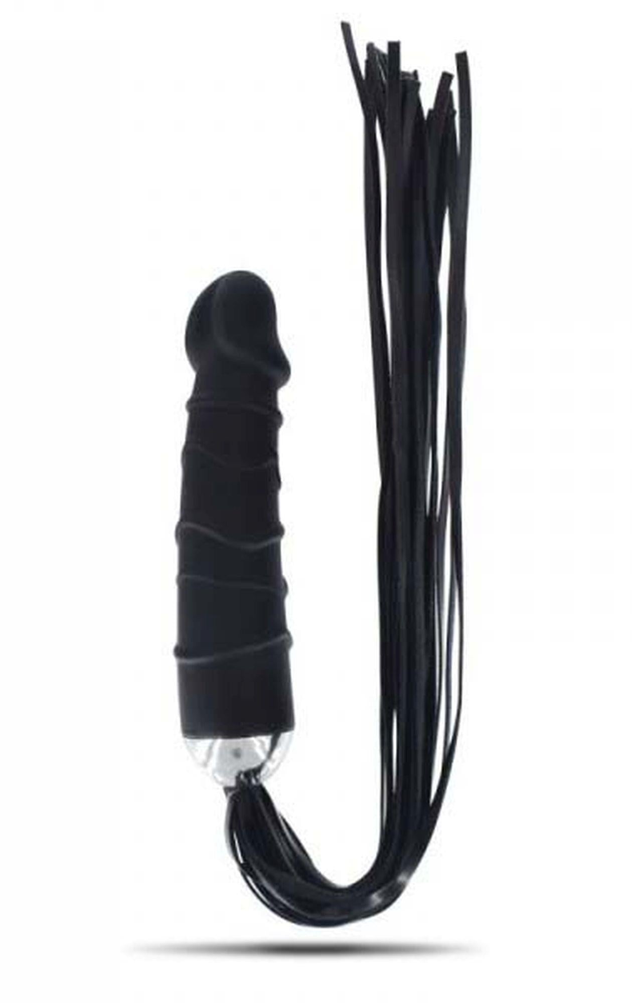 4-Korek analny silikonowe dildo penis z pejczem sex-4