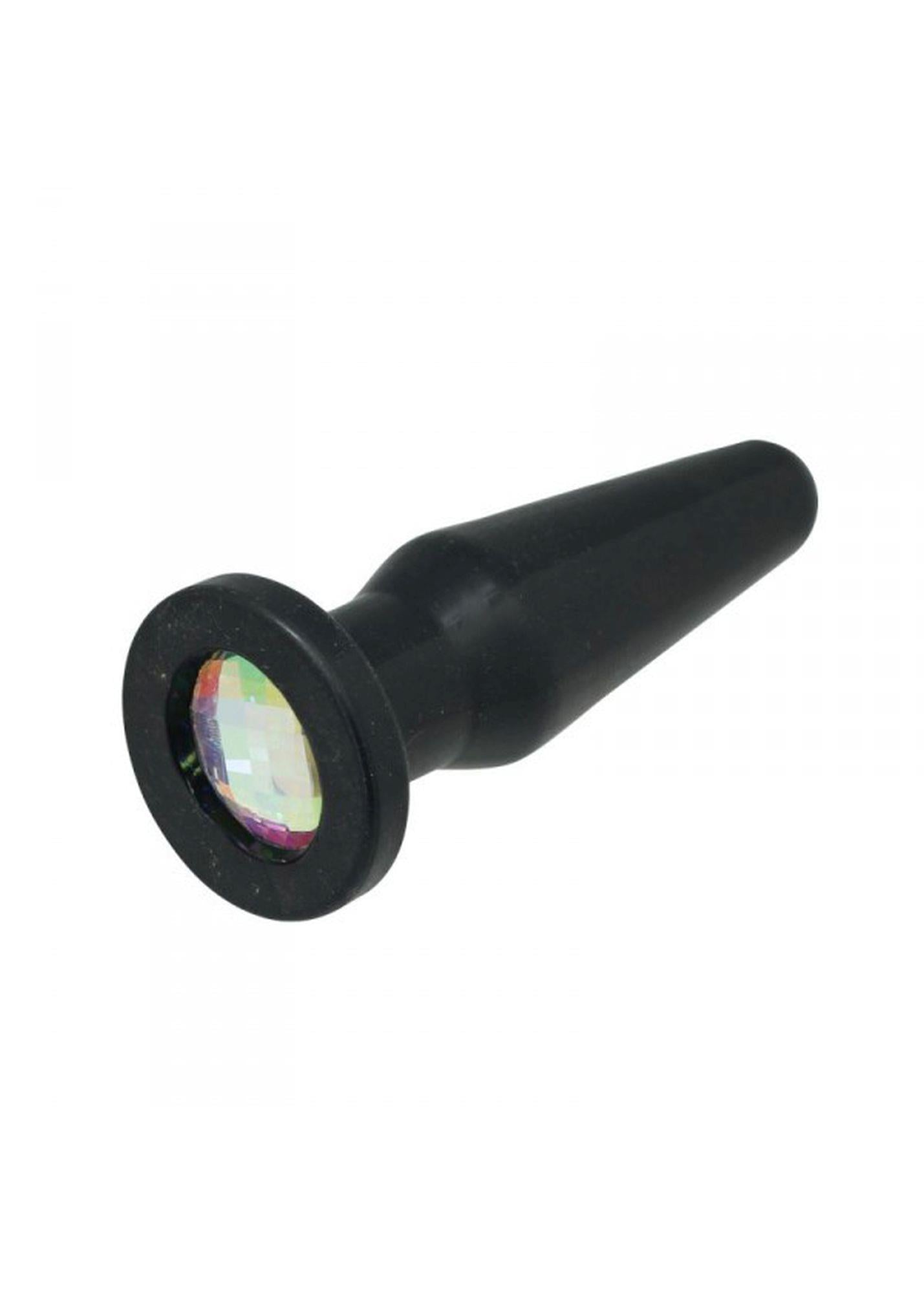 3-Korek analny zatyczka z ozdobnym kamieniem 12cm-3