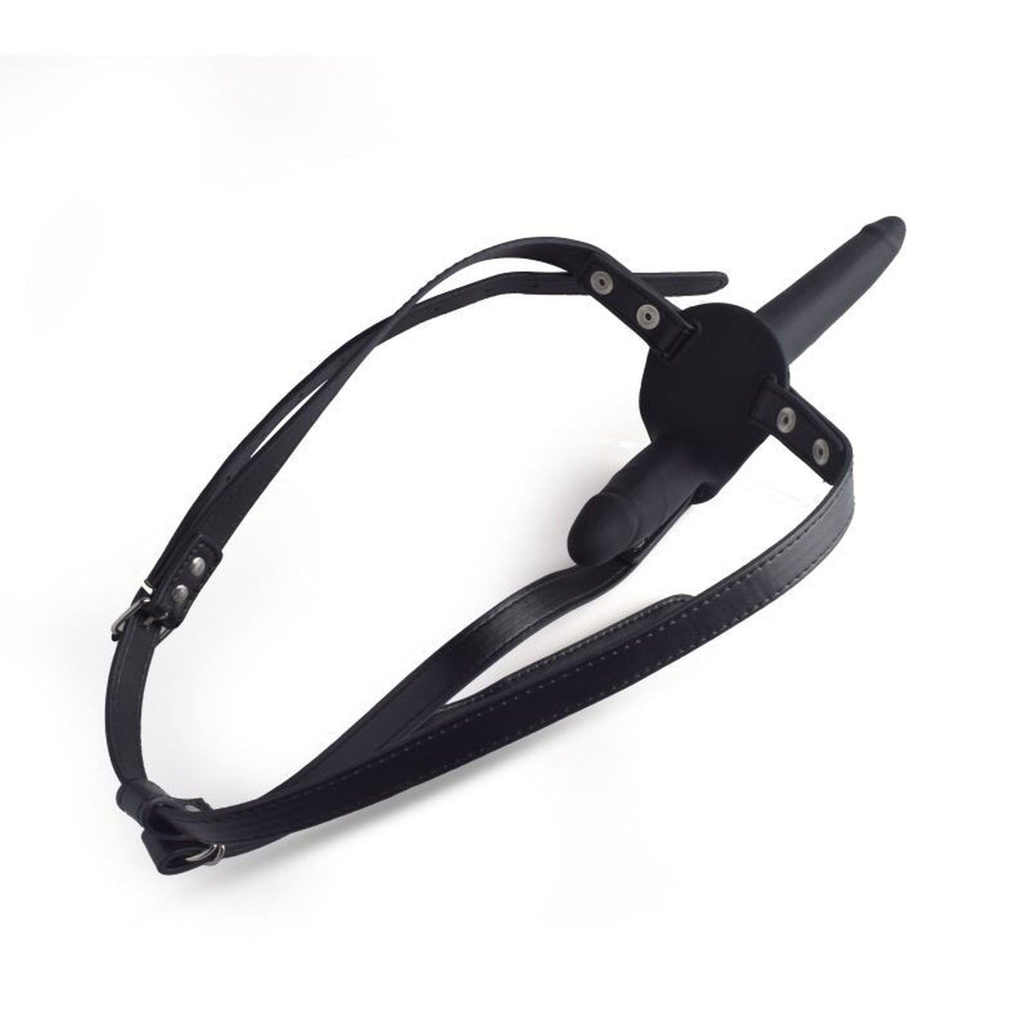 3-Podwójny strap-on koloru czarnego na szelkach-3