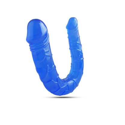 2-Podwójne dildo analne waginalne dwustronne 15cm-2