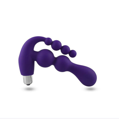 2-Dwustronny wibrator pochwa anal kulki punkt g 15cm-2