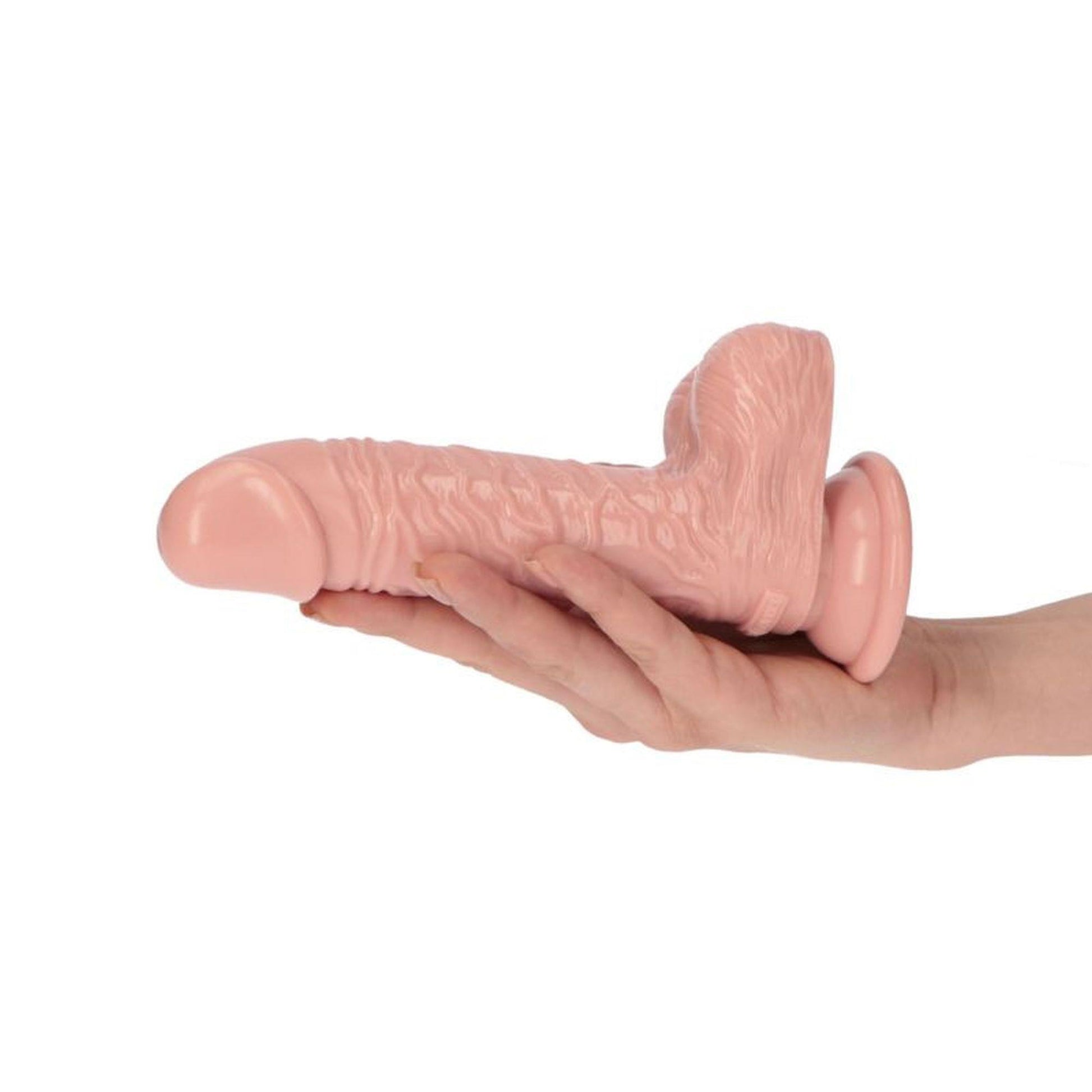 4-Realistyczne cieliste żylaste dildo z przyssawką-4