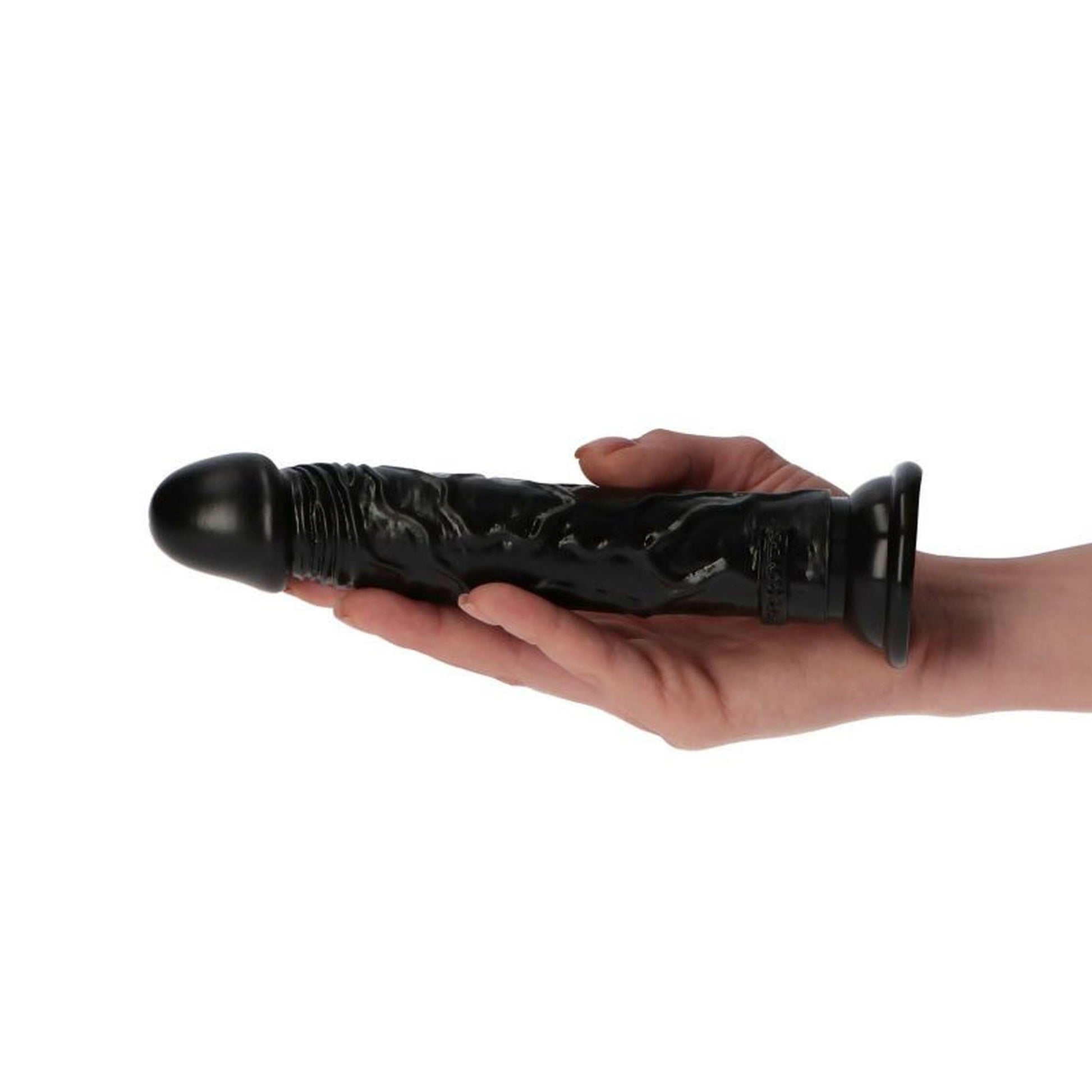 4-Dildo penis z żyłami przyssawka realistyczny 16cm-4