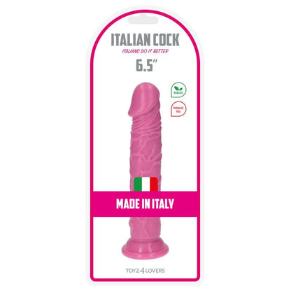 6-Prosty różowy żylasty penis z przyssawką 16,5 cm-6