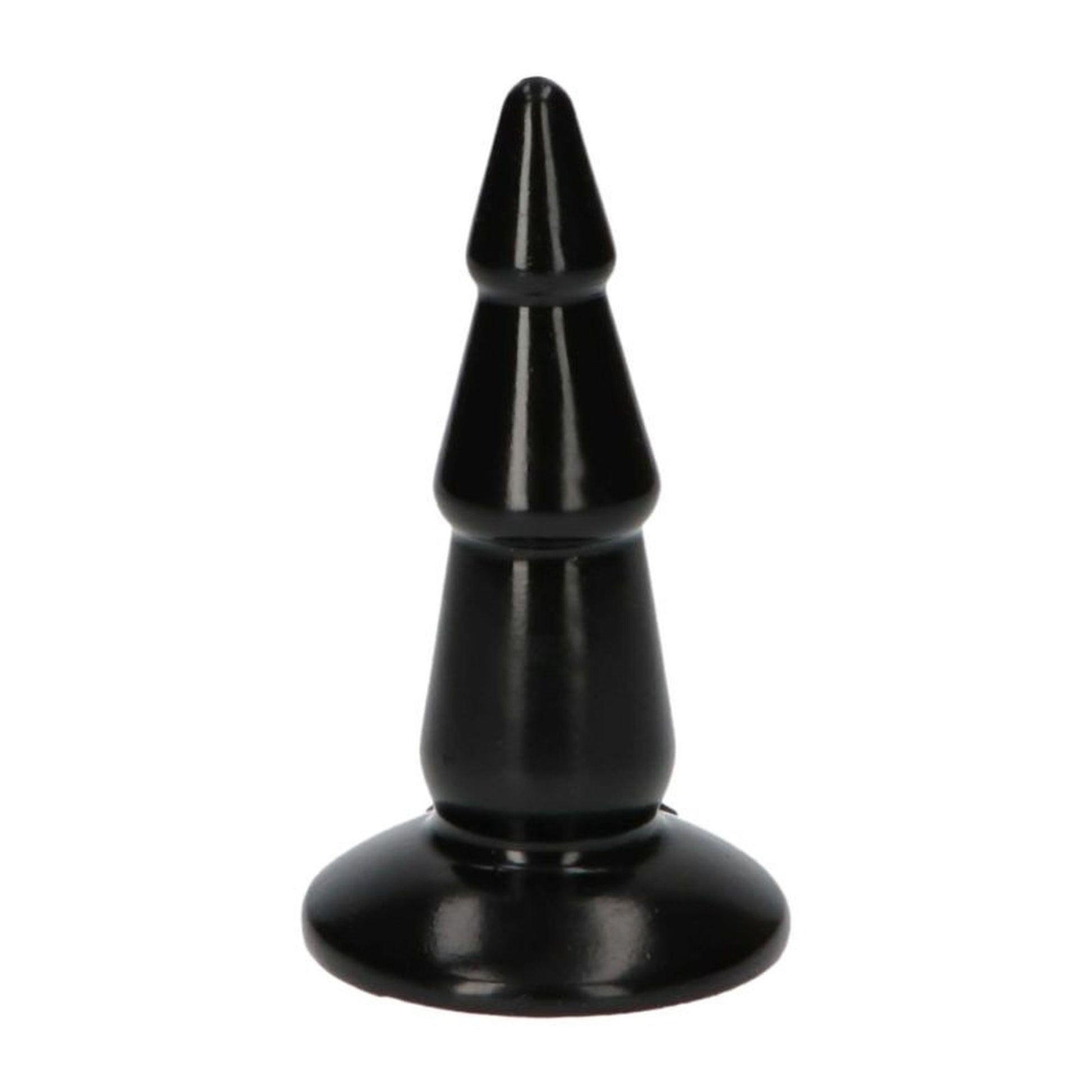 2-Zatyczka analna korek plug czarny silikonowy 13 cm-2