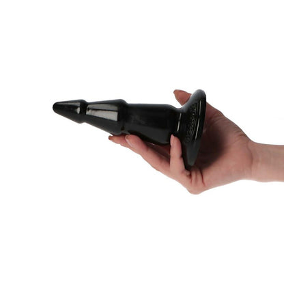 3-Zatyczka analna korek plug czarny silikonowy 13 cm-3